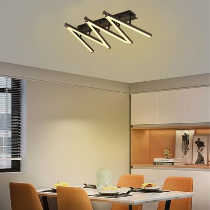 Lámpara de techo LED regulable LED/75W/230V 3000-6500K + control remoto