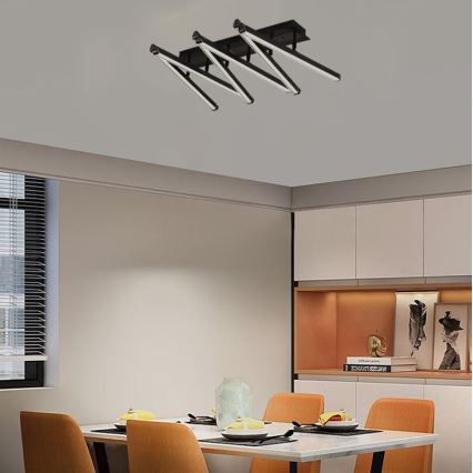 Lámpara de techo LED regulable LED/75W/230V 3000-6500K + control remoto