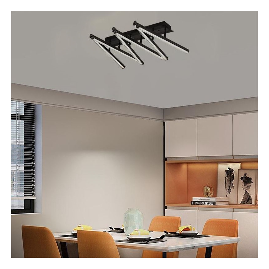 Lámpara de techo LED regulable LED/75W/230V 3000-6500K + control remoto