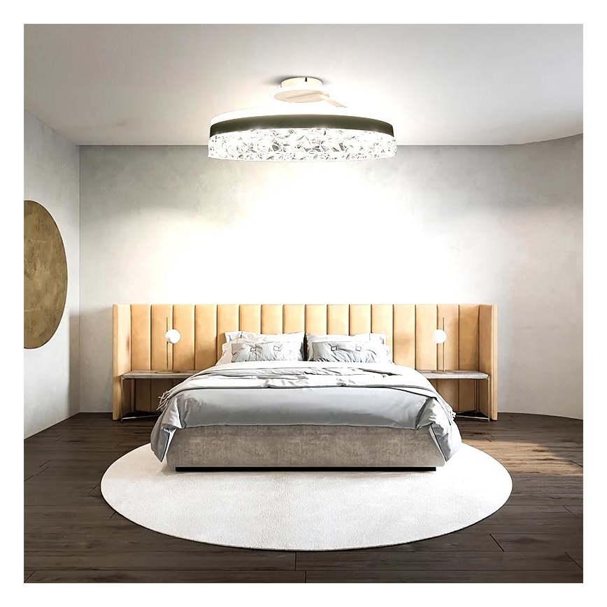Lámpara de techo LED regulable LED/86W/230V 3000-6500K blanco + control remoto