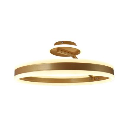 Lámpara de techo LED regulable LED/86W/230V 3000-6500K dorado + control remoto