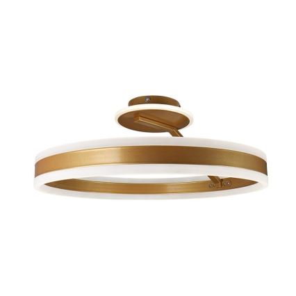 Lámpara de techo LED regulable LED/86W/230V 3000-6500K dorado + control remoto