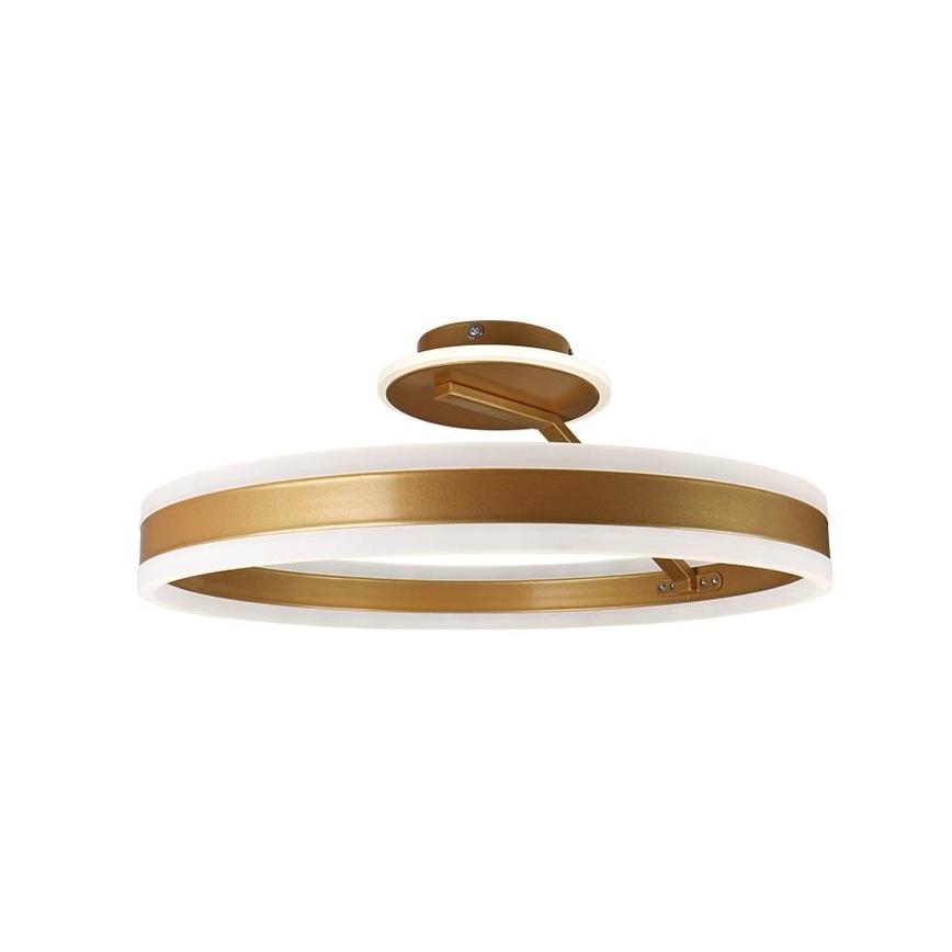 Lámpara de techo LED regulable LED/86W/230V 3000-6500K dorado + control remoto