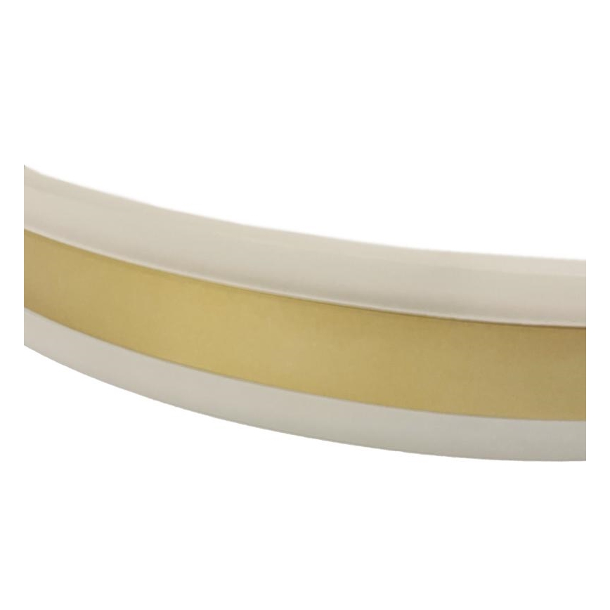 Lámpara de techo LED regulable LED/86W/230V 3000-6500K dorado + control remoto