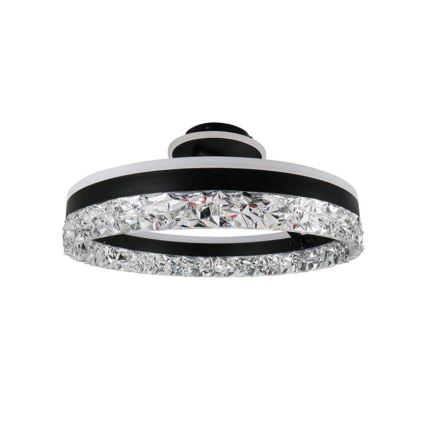 Lámpara de techo LED regulable LED/86W/230V 3000-6500K negro + control remoto