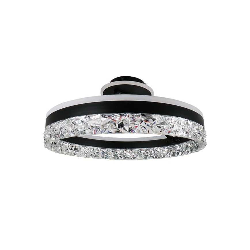Lámpara de techo LED regulable LED/86W/230V 3000-6500K negro + control remoto