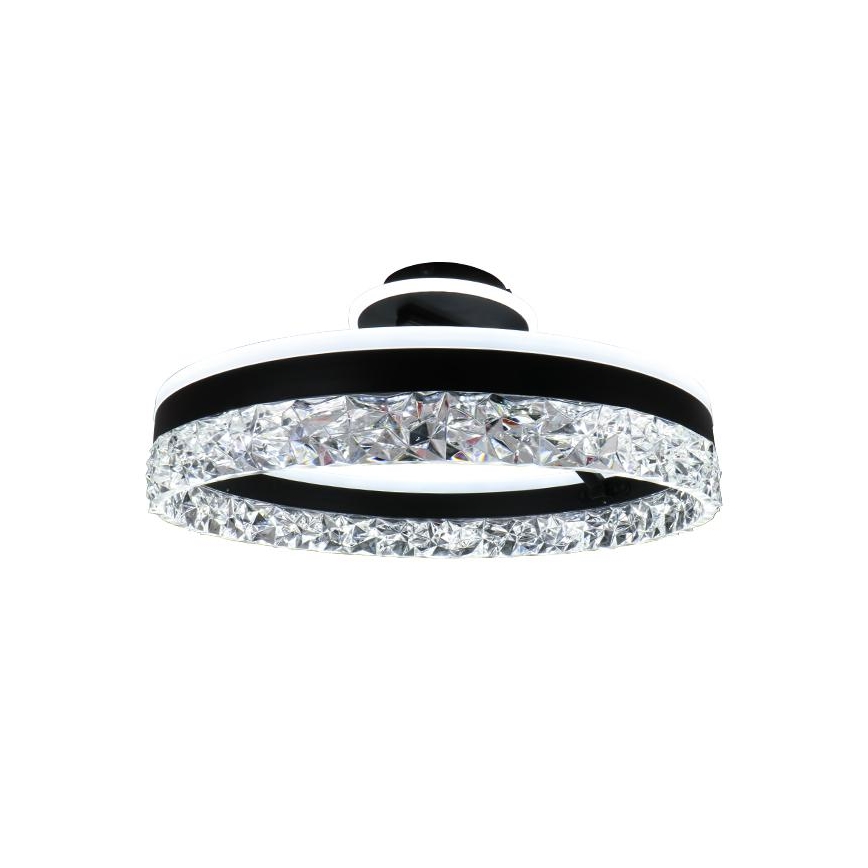 Lámpara de techo LED regulable LED/86W/230V 3000-6500K negro + control remoto
