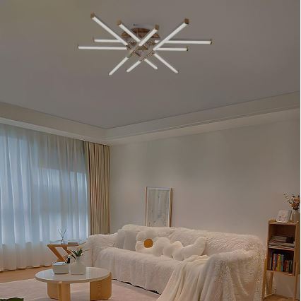 Lámpara de techo LED regulable LED/90W/230V 3000-6500K + control remoto
