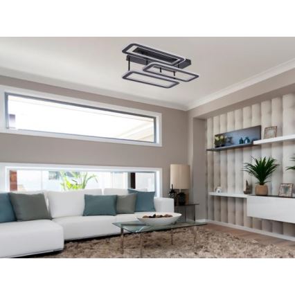 Lámpara de techo LED regulable LED/90W/230V 3000-6500K + control remoto