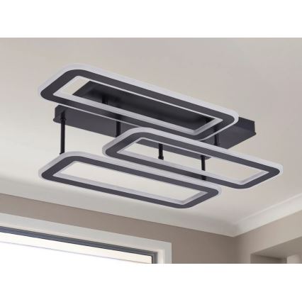 Lámpara de techo LED regulable LED/90W/230V 3000-6500K + control remoto