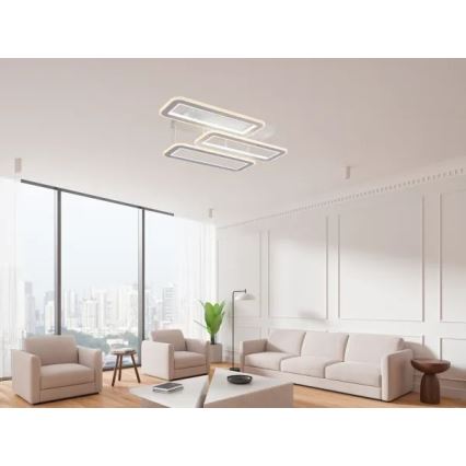 Lámpara de techo LED regulable LED/90W/230V 3000-6500K + control remoto