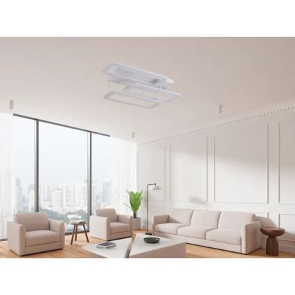 Lámpara de techo LED regulable LED/90W/230V 3000-6500K + control remoto