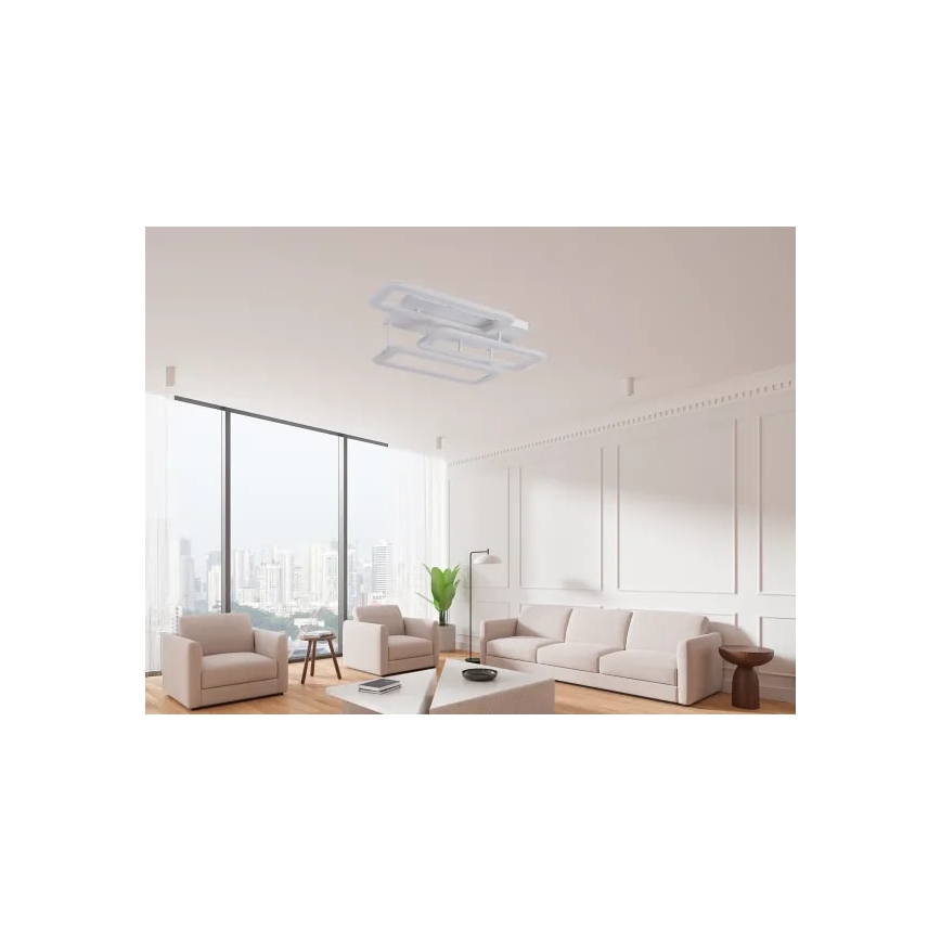 Lámpara de techo LED regulable LED/90W/230V 3000-6500K + control remoto