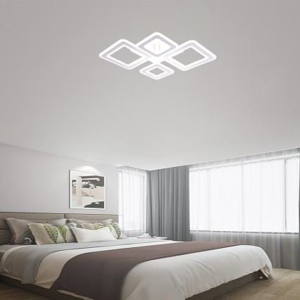 Lámpara de techo LED regulable LED/95W/230V 3000-6500K + control remoto
