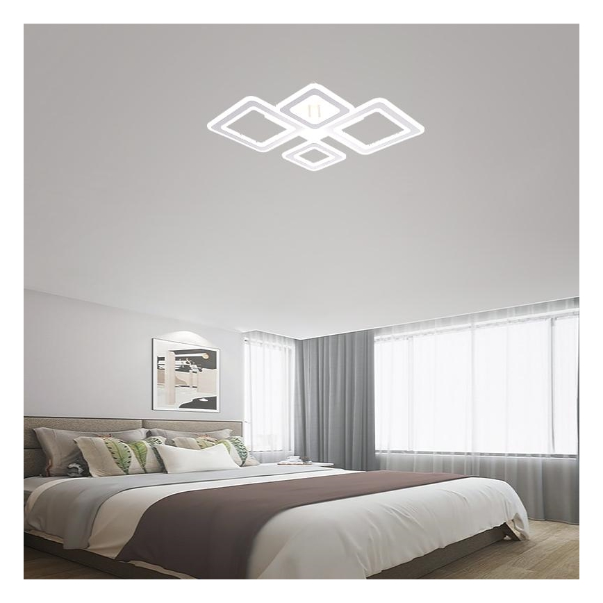 Lámpara de techo LED regulable LED/95W/230V 3000-6500K + control remoto