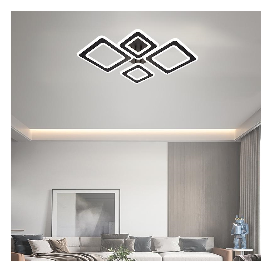 Lámpara de techo LED regulable LED/95W/230V 3000-6500K + control remoto
