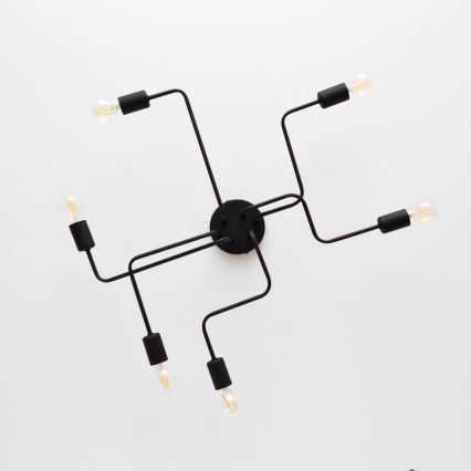 Lámpara de techo LED TUBE 6xE27/15W/230V