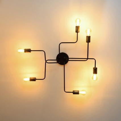 Lámpara de techo LED TUBE 6xE27/15W/230V