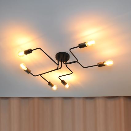 Lámpara de techo LED TUBE 6xE27/15W/230V
