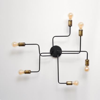Lámpara de techo LED TUBE 6xE27/15W/230V