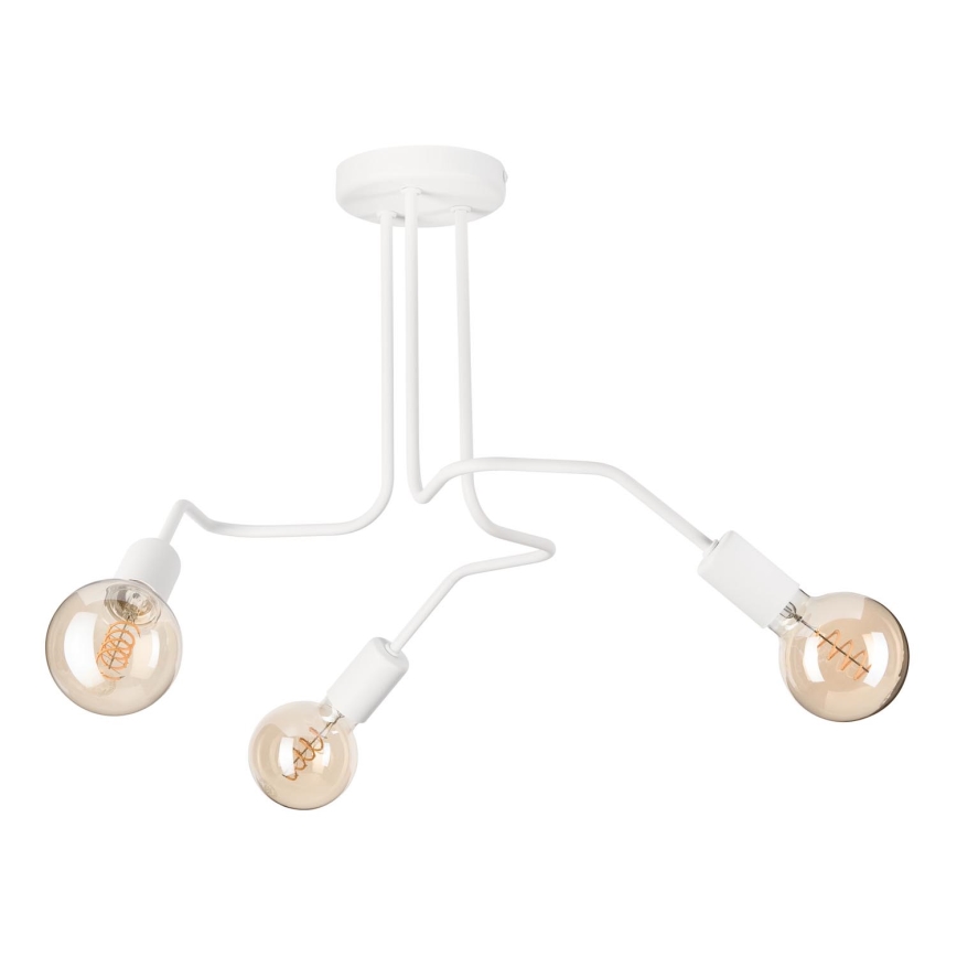 Lámpara de techo MATYLDA 3xE27/60W/230V blanco