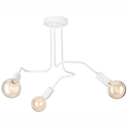 Lámpara de techo MATYLDA 3xE27/60W/230V blanco