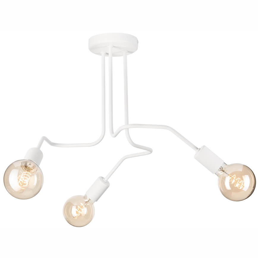 Lámpara de techo MATYLDA 3xE27/60W/230V blanco