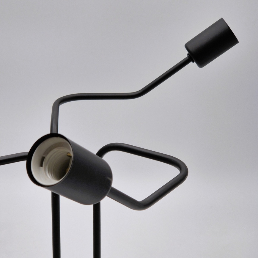 Lámpara de techo MATYLDA 3xE27/60W/230V negro