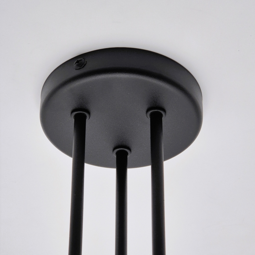 Lámpara de techo MATYLDA 3xE27/60W/230V negro