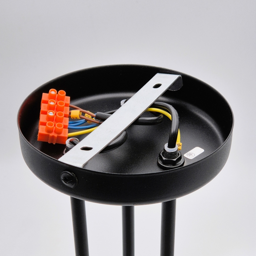 Lámpara de techo MATYLDA 3xE27/60W/230V negro