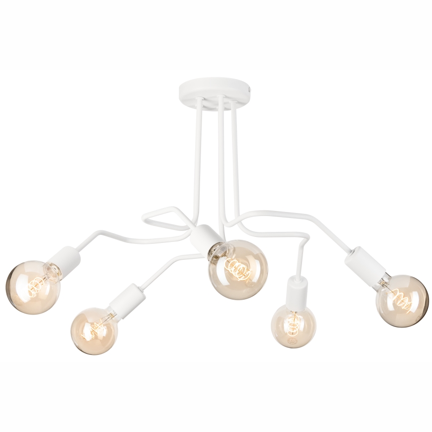 Lámpara de techo MATYLDA 5xE27/60W/230V blanco