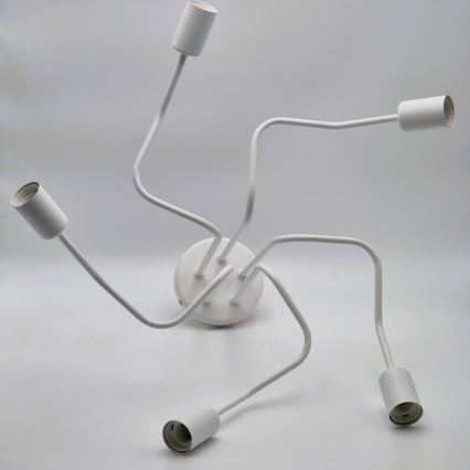 Lámpara de techo MATYLDA 5xE27/60W/230V blanco