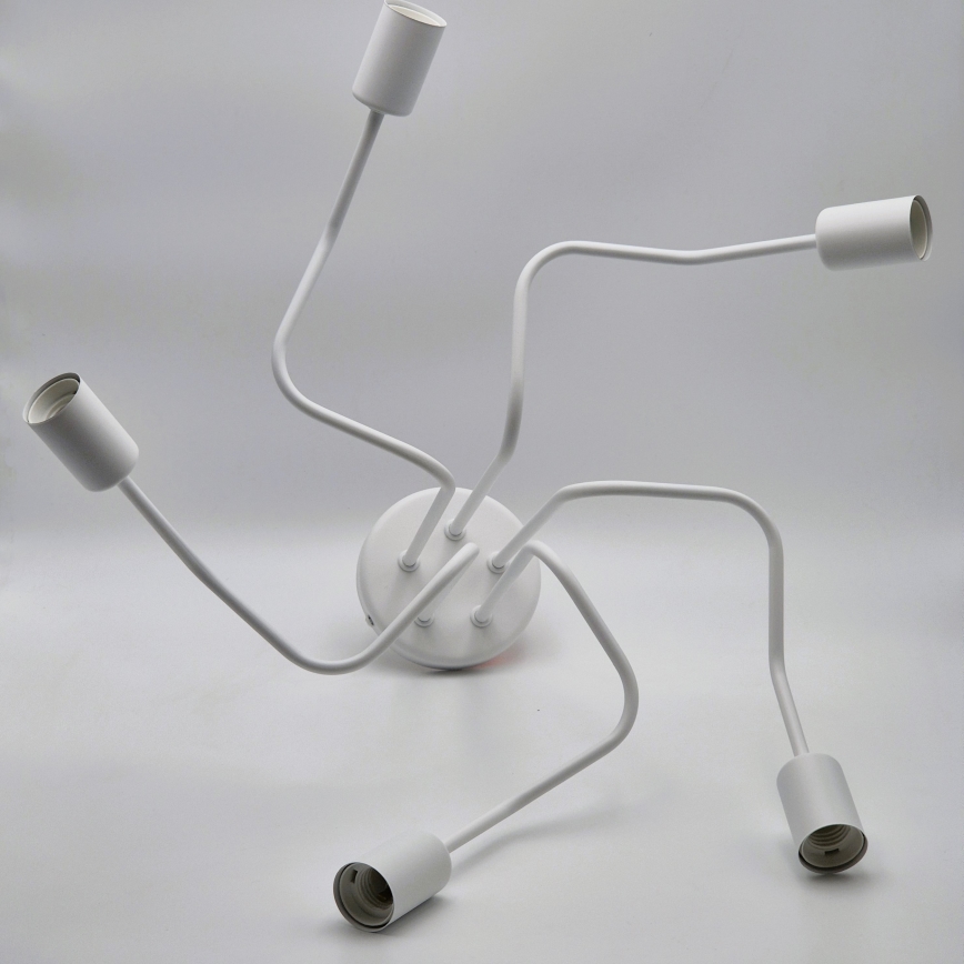 Lámpara de techo MATYLDA 5xE27/60W/230V blanco