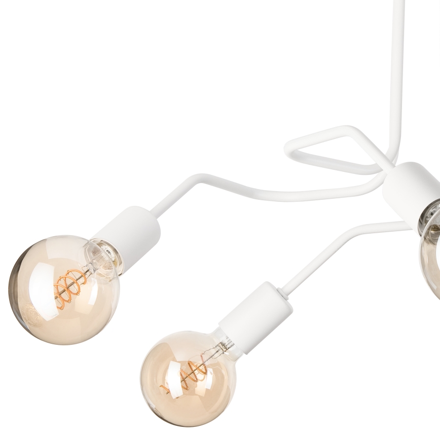 Lámpara de techo MATYLDA 5xE27/60W/230V blanco
