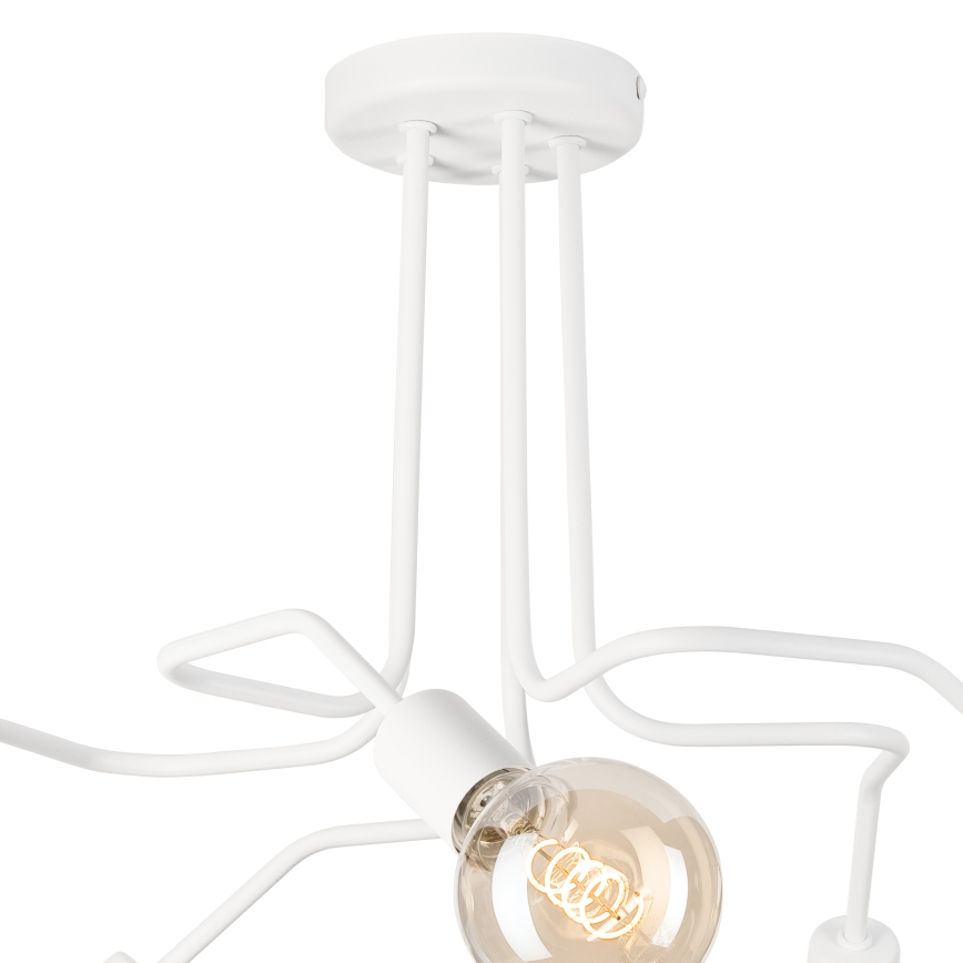 Lámpara de techo MATYLDA 5xE27/60W/230V blanco