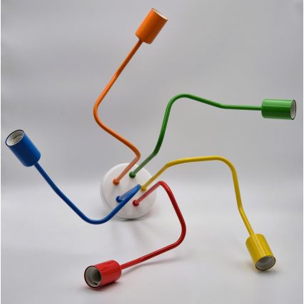 Lámpara de techo MATYLDA 5xE27/60W/230V colorido