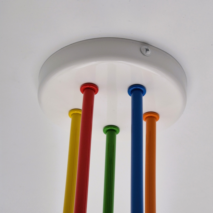 Lámpara de techo MATYLDA 5xE27/60W/230V colorido