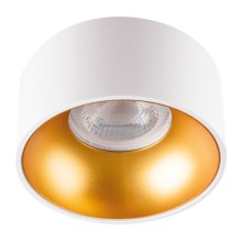 Lámpara de techo MINI RITI 1xGU10/25W/230V blanco/dorado