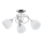 Lámpara de techo MODENA 3xE27/60W/230V cromo brillante/blanco