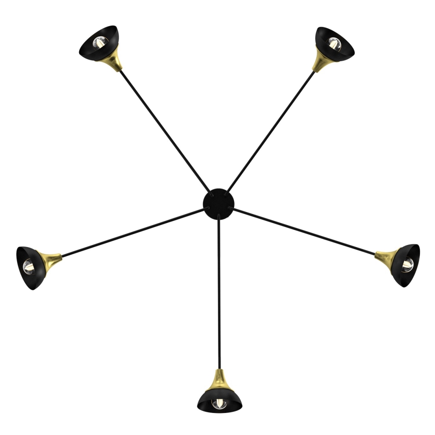 Lámpara de techo NERGIS 5xE27/60W/230V