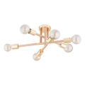 Lámpara de techo OTELLO 6xE27/15W/230V dorado/beige