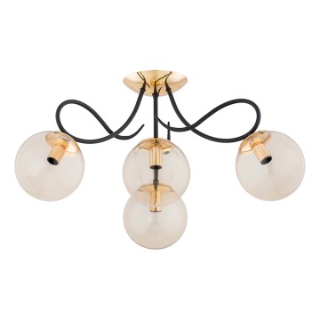 Lámpara de techo OXA 4xE14/10W/230V dorado/negro