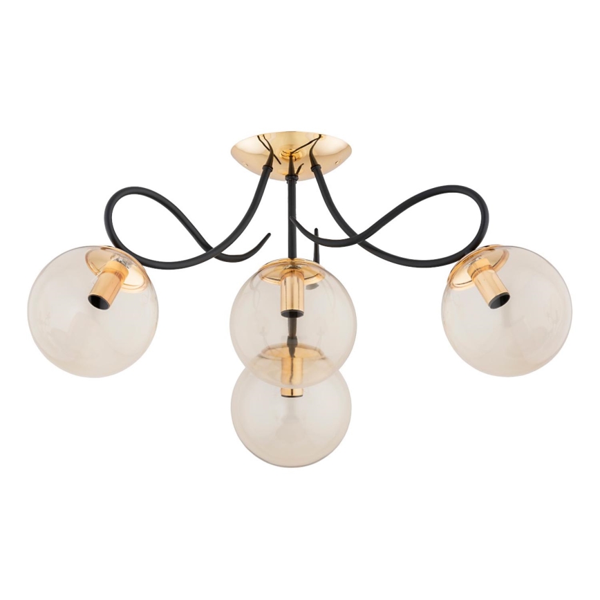 Lámpara de techo OXA 4xE14/10W/230V dorado/negro