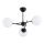 Lámpara de techo PRIMERY 3xE14/10W/230V negro
