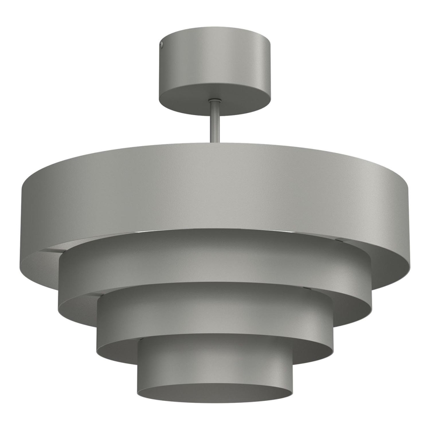 Lámpara de techo RINGS 1xE27/15W/230V gris