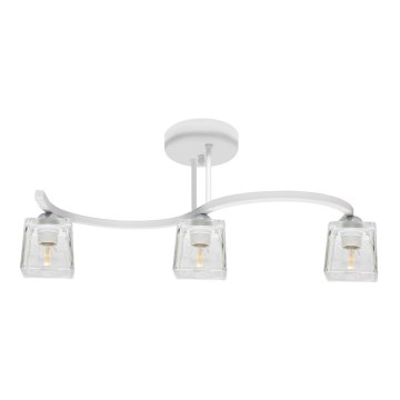 Lámpara de techo SANTOS 3xE27/15W/230V blanco
