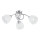 Lámpara de techo SEYLA 3xE27/60W/230V cromo brillante/blanco