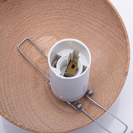 Lámpara de techo SFERA WOOD 3xE14/40W/230V blanco
