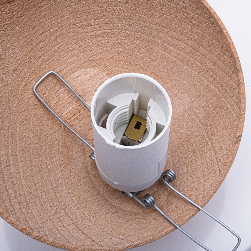 Lámpara de techo SFERA WOOD 3xE14/40W/230V blanco