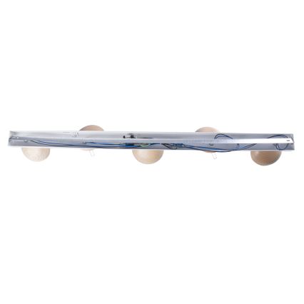Lámpara de techo SFERA WOOD 5xE14/40W/230V blanco
